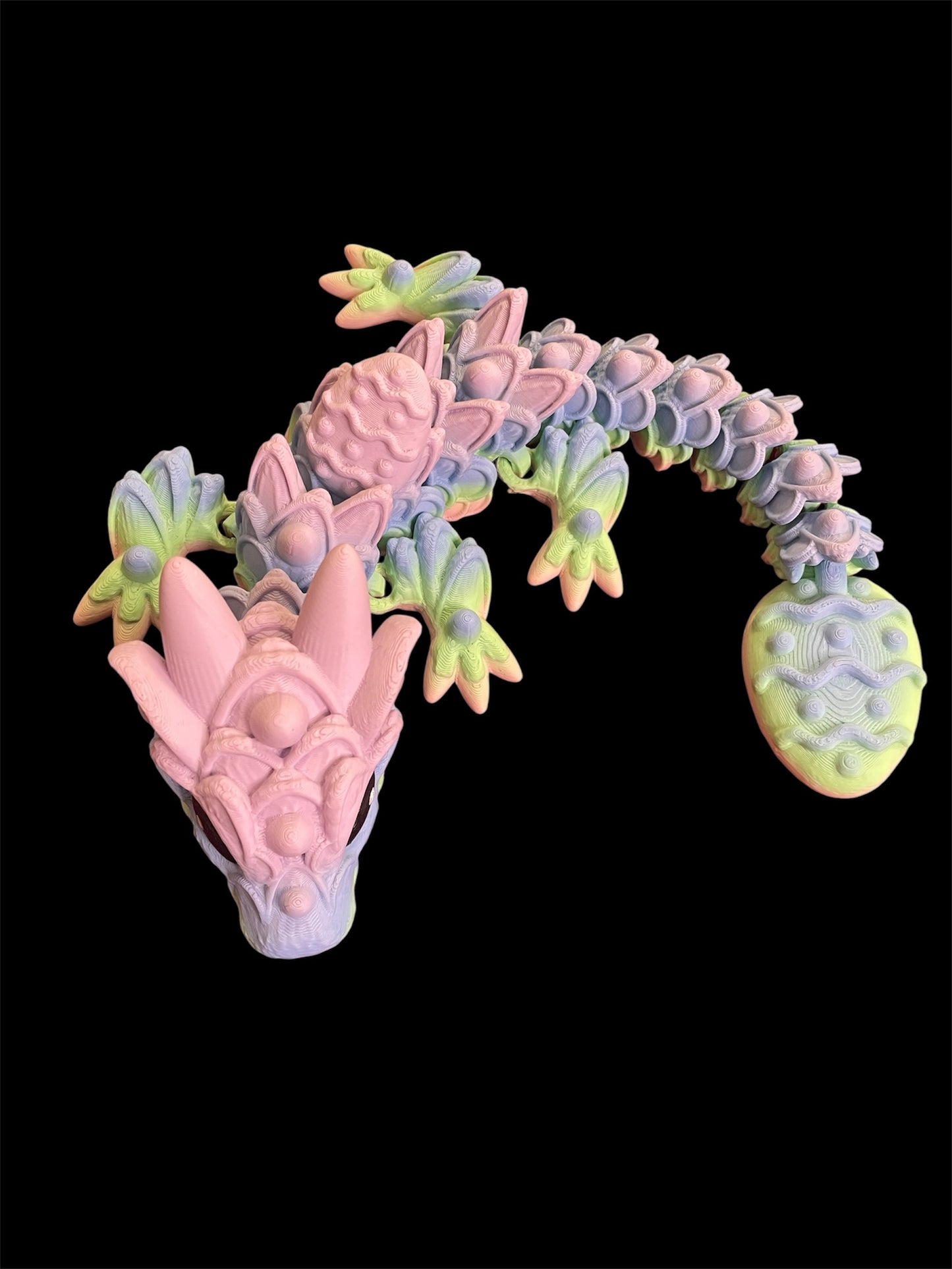 Articulated Easter egg dragon