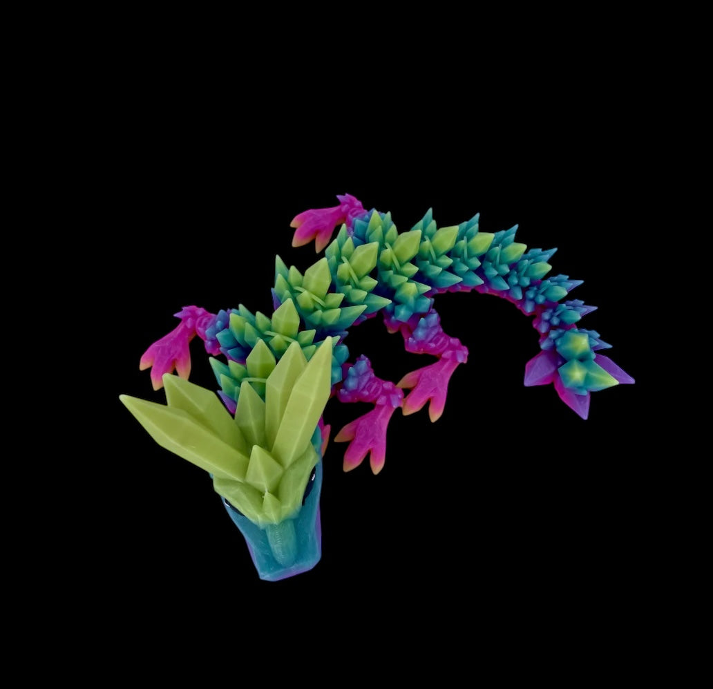 Baby Crystal Dragon Glow in the dark