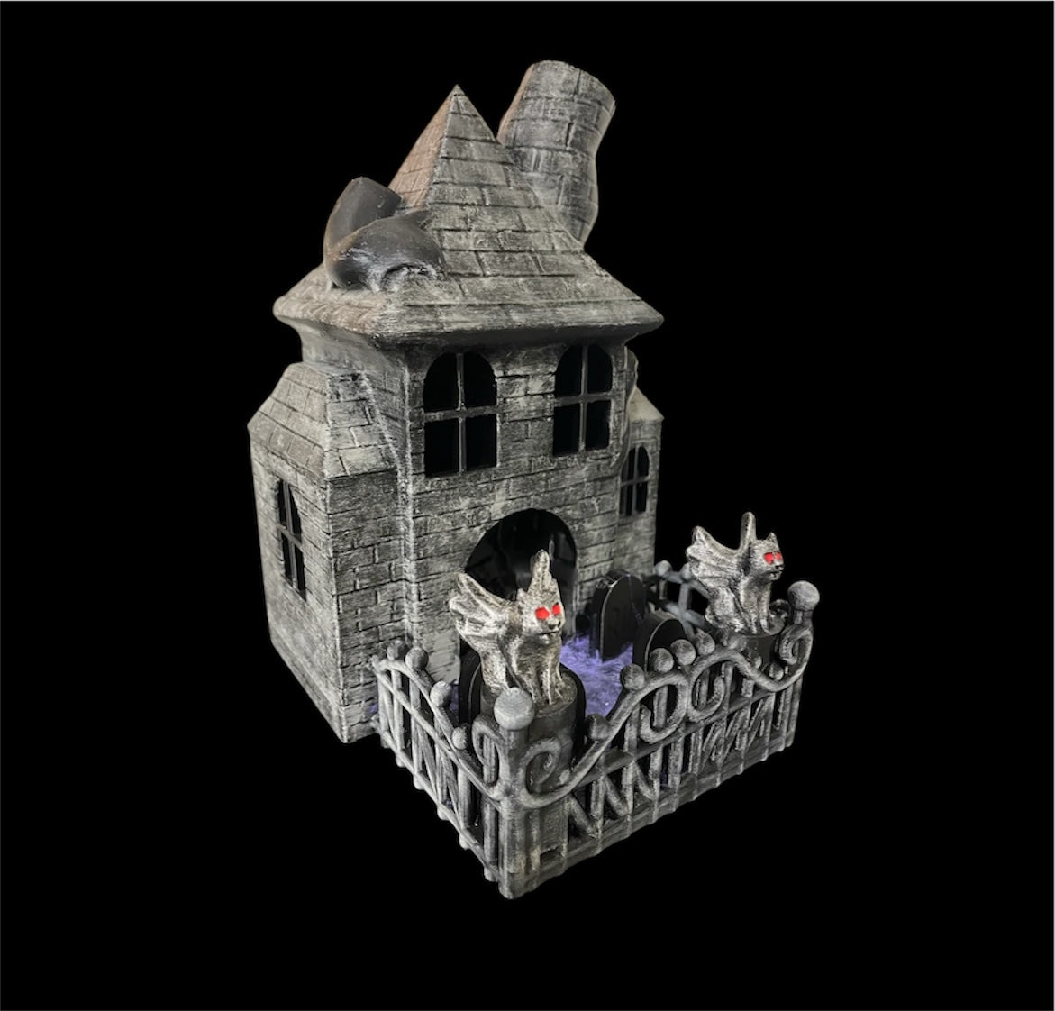Haunted house dice tower