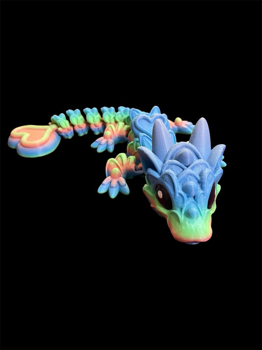 Articulated heart dragon