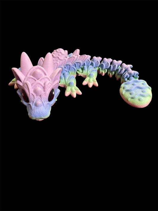 Articulated Easter egg dragon