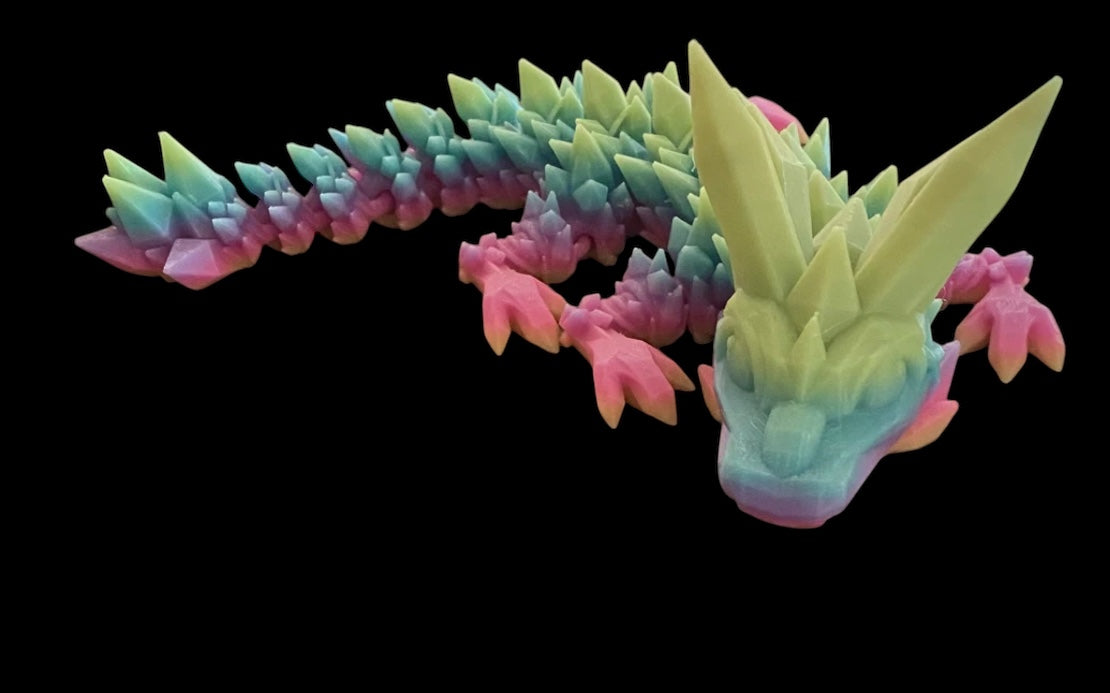 Baby Crystal Dragon Glow in the dark
