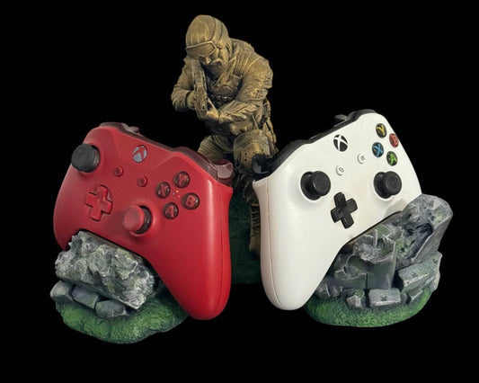 Game control holder dual