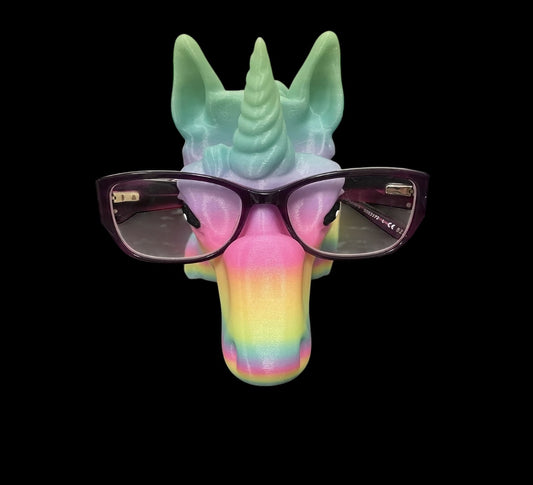 Unicorn Glasses holder glow in the dark.