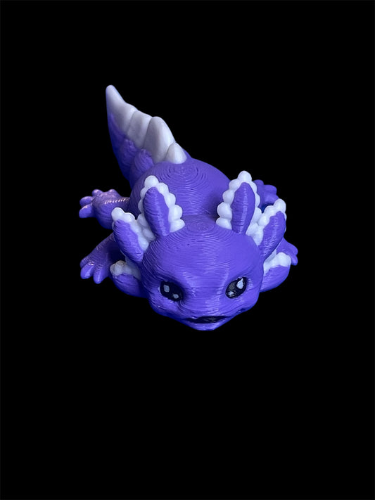 Purple Axolotl mini