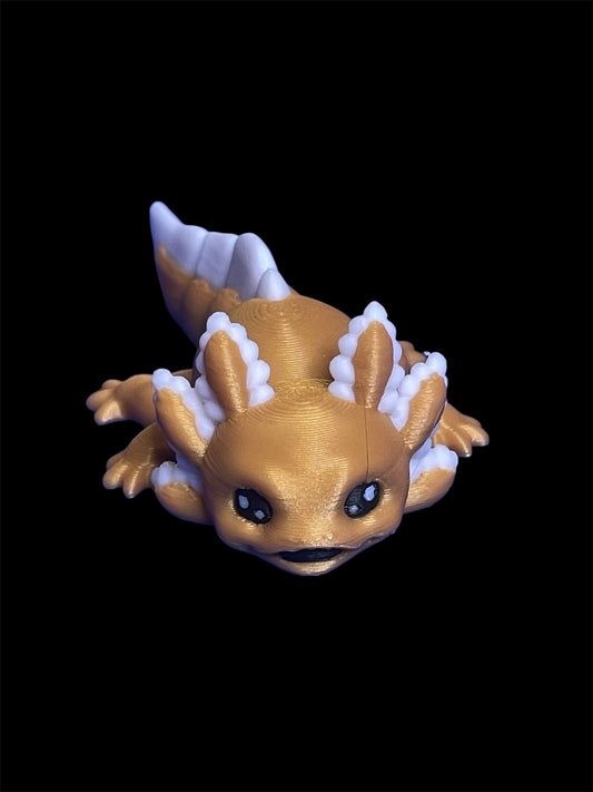 Gold Axolotl mini